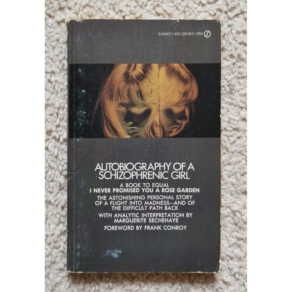 Autobiography of a Schizophrenic Girl Vintage Paperback Psychosis Mental Health